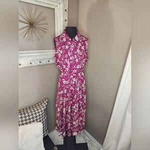 Nanette Lepore Belted Dress with Slip Size 6